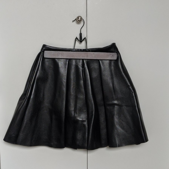Leather Mini Skirt - Picture 2 of 5
